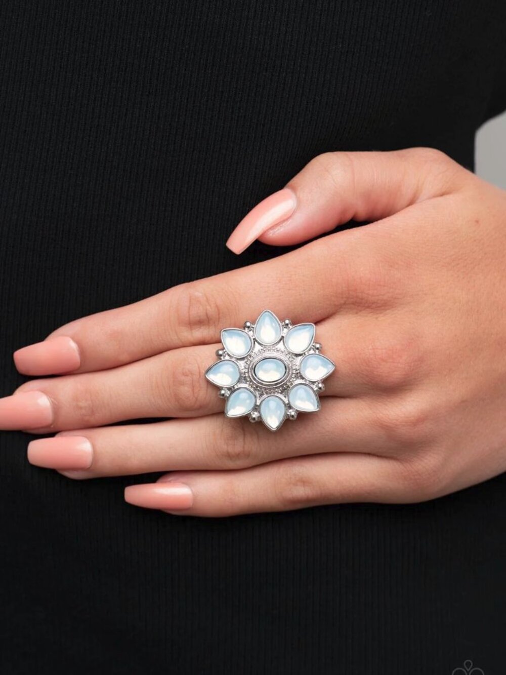 Paparazzi Jewelry Accessories - Enchanted Orchard - White Ring - Vintage